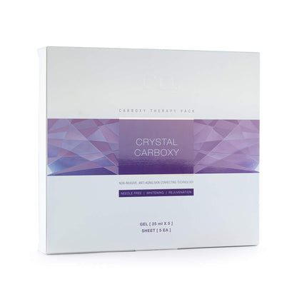 Crystal Carboxy CO2 Gel Mascarilla (5 Jeringas x 25ml + 5 Hojas de Mascarilla)