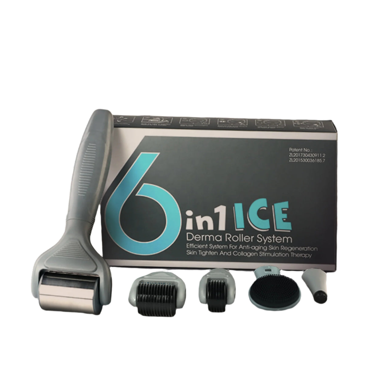 Derma Roller + Ice Roller 6 in 1 Kit 720 Microneedles