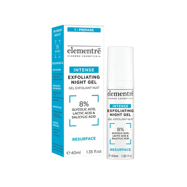 Elementre 8% Glycolic, Lactic & Salicylic Acids Intense Exfoliating Gel - Filler Lux