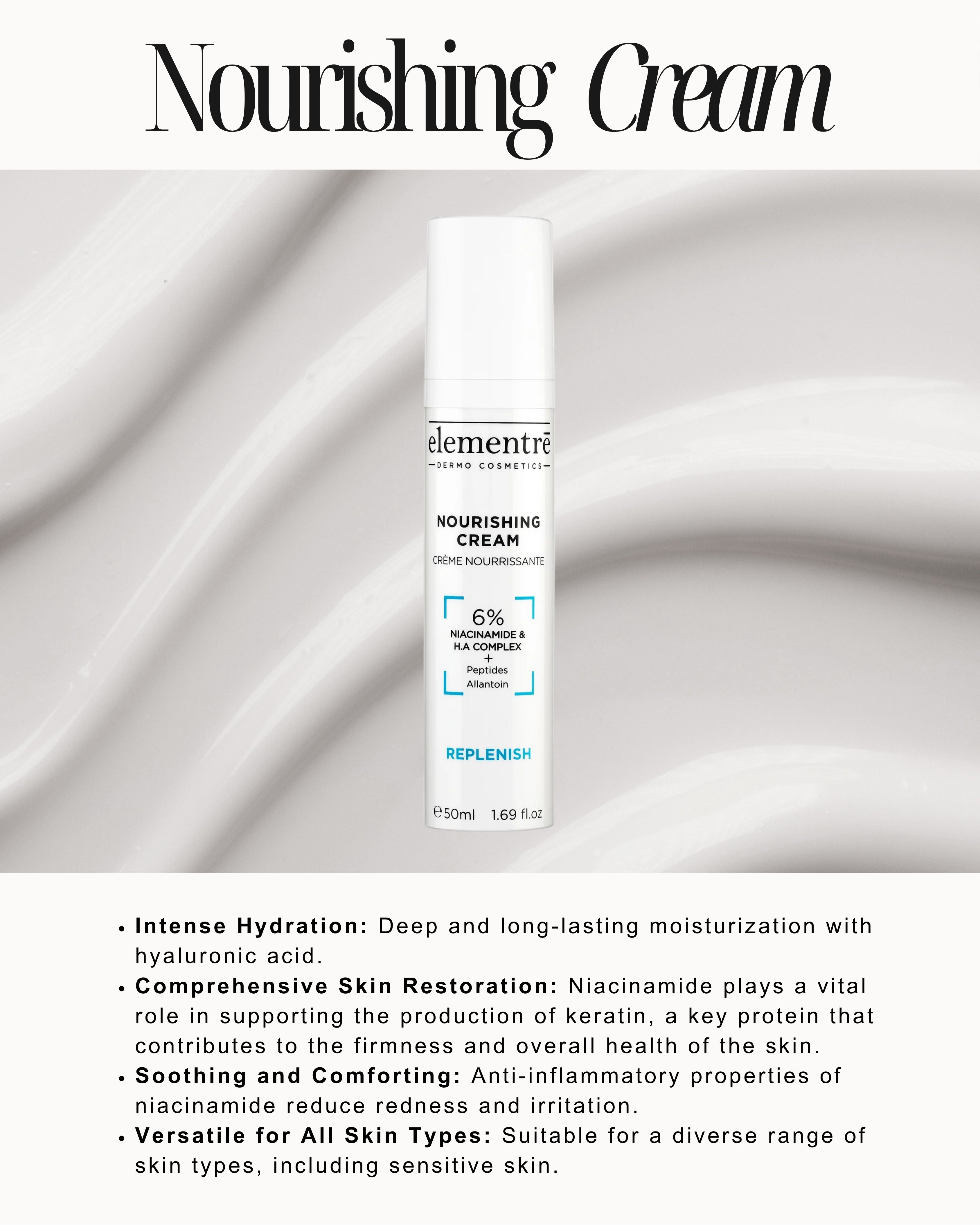 6% Niacinamide & Hyaluronic Acid Complex Nourishing Cream