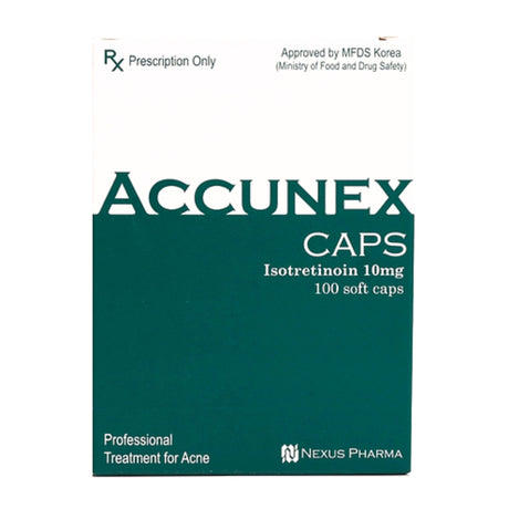 Accunex (Isotretinoin) Caps - Filler Lux™ - SUPPLEMENTS - Nexus Pharma