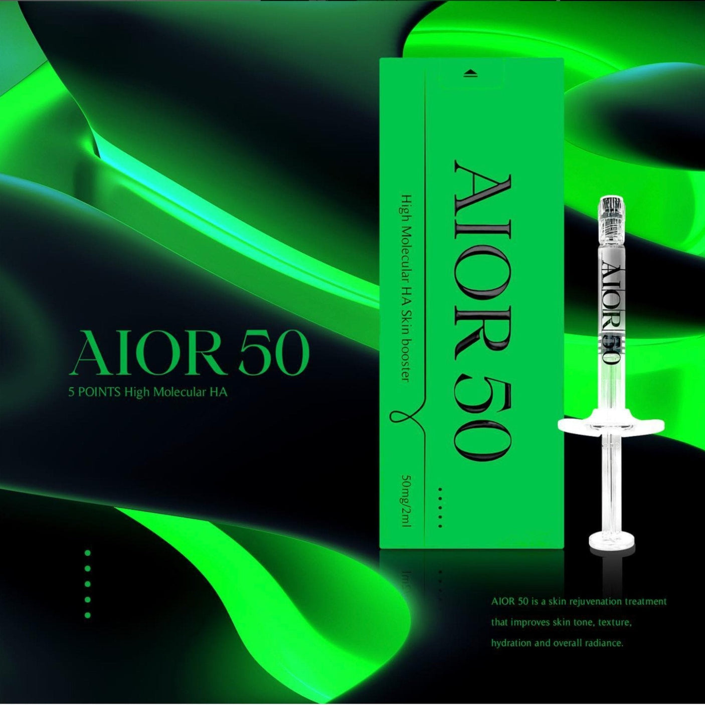 Aior 50 High Molecular HA Skin Booster - Filler Lux™ - Mesotherapy - Quiver Medic