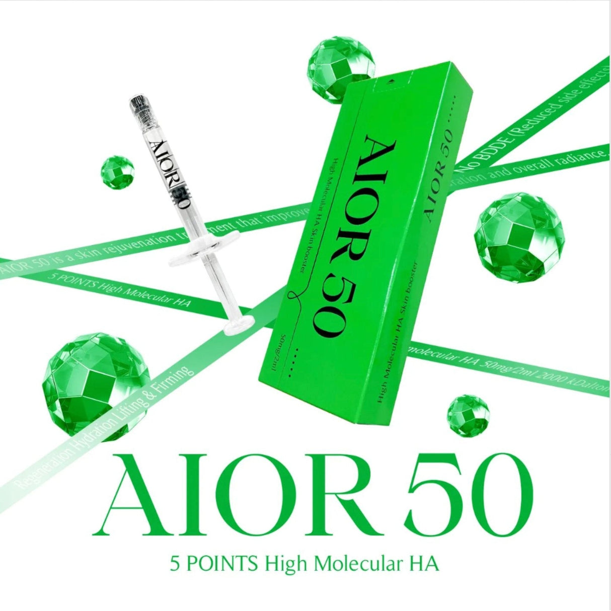 Aior 50 High Molecular HA Skin Booster - Filler Lux™ - Mesotherapy - Quiver Medic