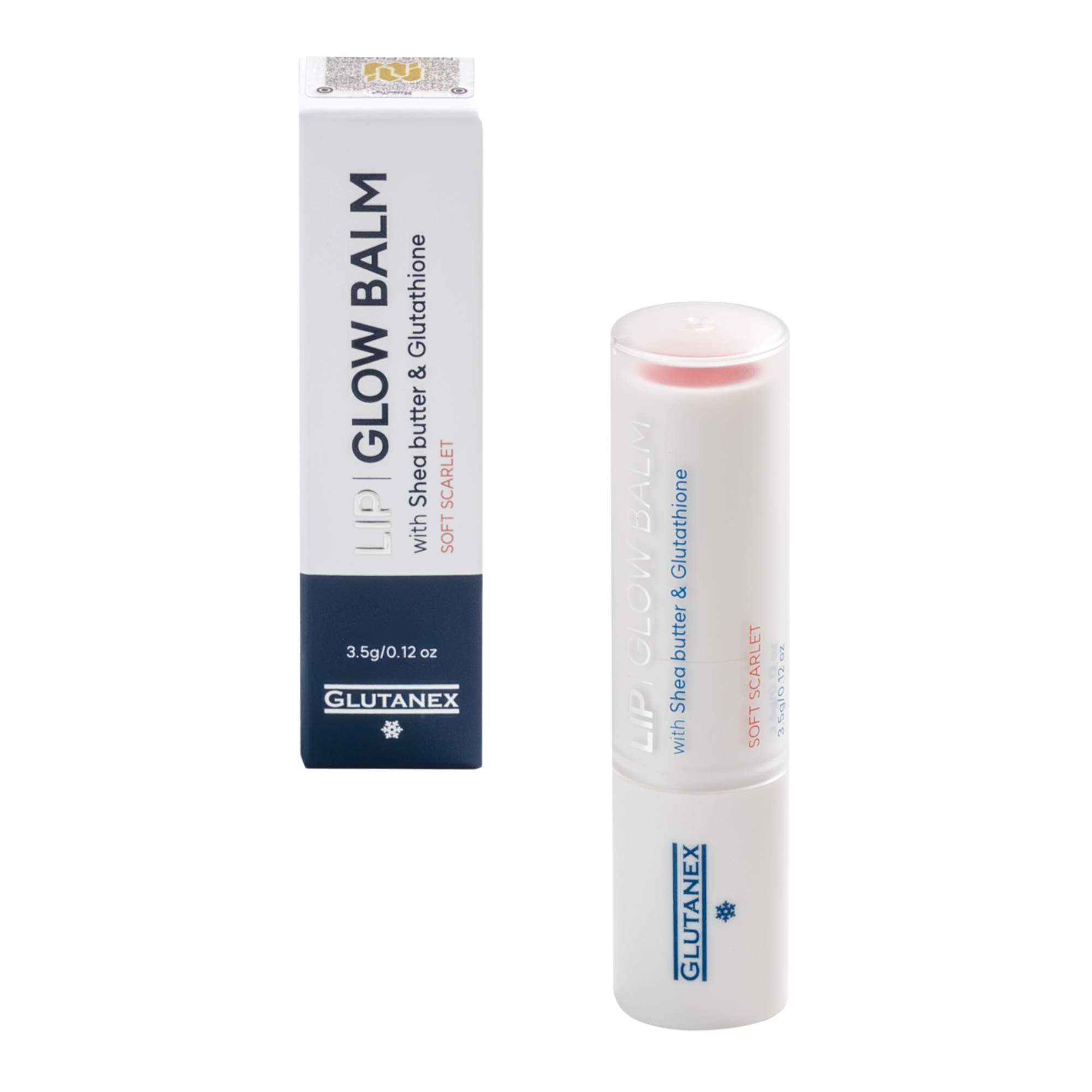 Glutanex Lip Glow Balm Soft Scarlet