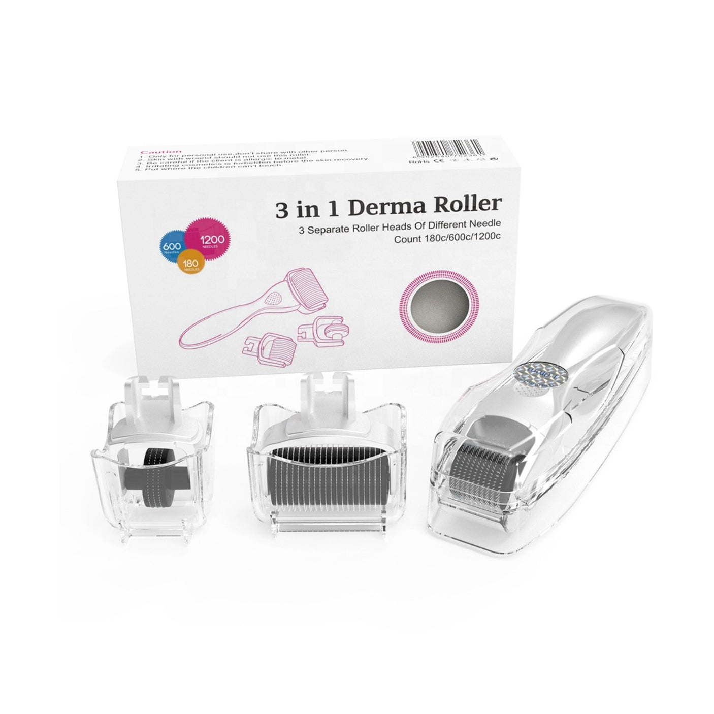 Derma Roller 3 in 1 Kit 600 Microneedles - Filler Lux™ - Medical Device - Filler Lux