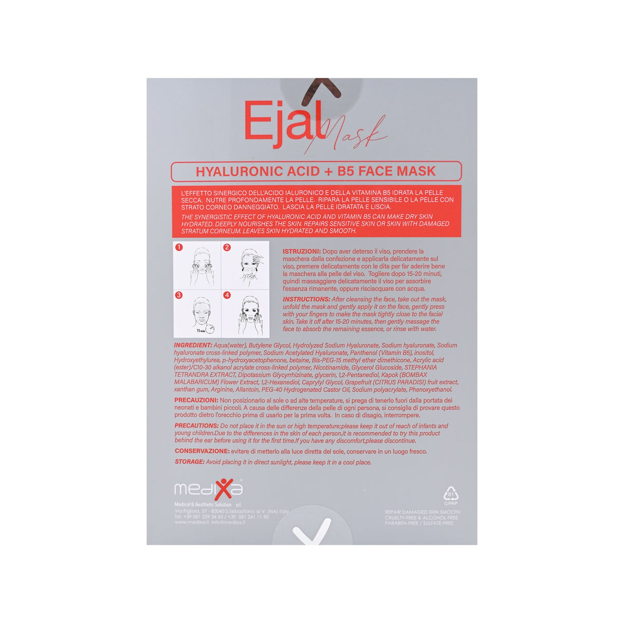 Ejal Mask - Filler Lux™ - Face Mask - Medixa