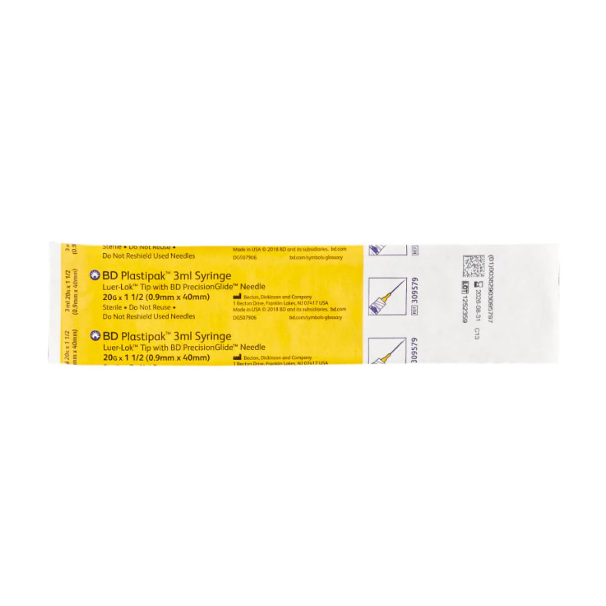 Syrgine with Needle 20G x 1 1/2 (0.9mm x 40mm) - Filler Lux™ - Syringes - BD