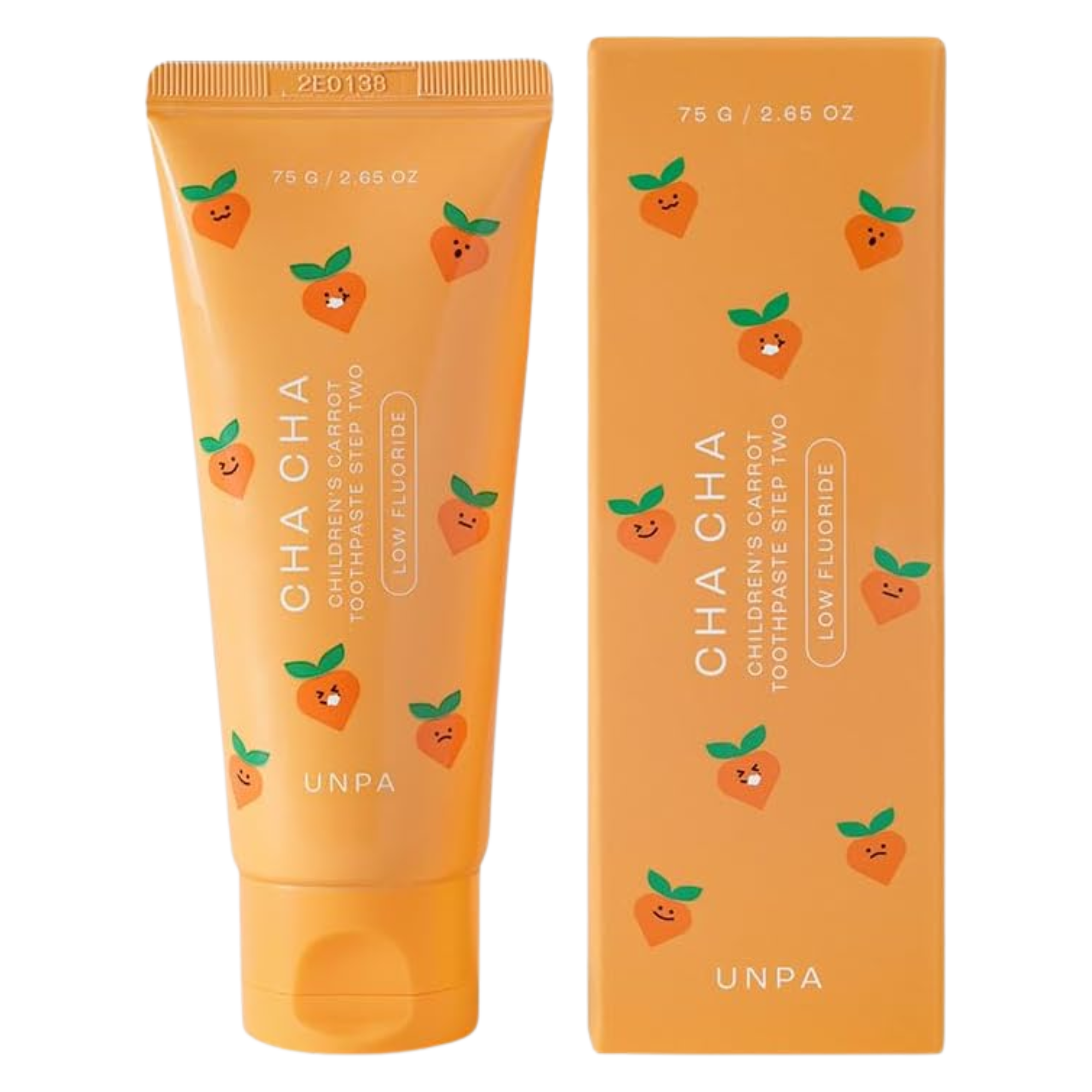 Vegan certified and Mom’s Guide Clean Mark approved Unpa Cha Cha Kids Toothpaste