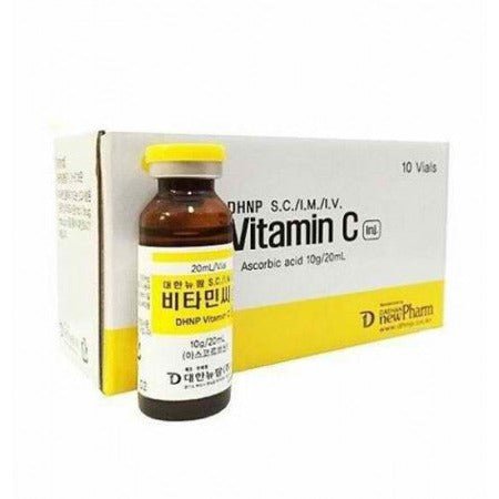 Vitamin C Ing Ascorbic Acid 10mg (10 Vials x 20mL) - Filler Lux™ - Daehan NewPharm Co.,Ltd